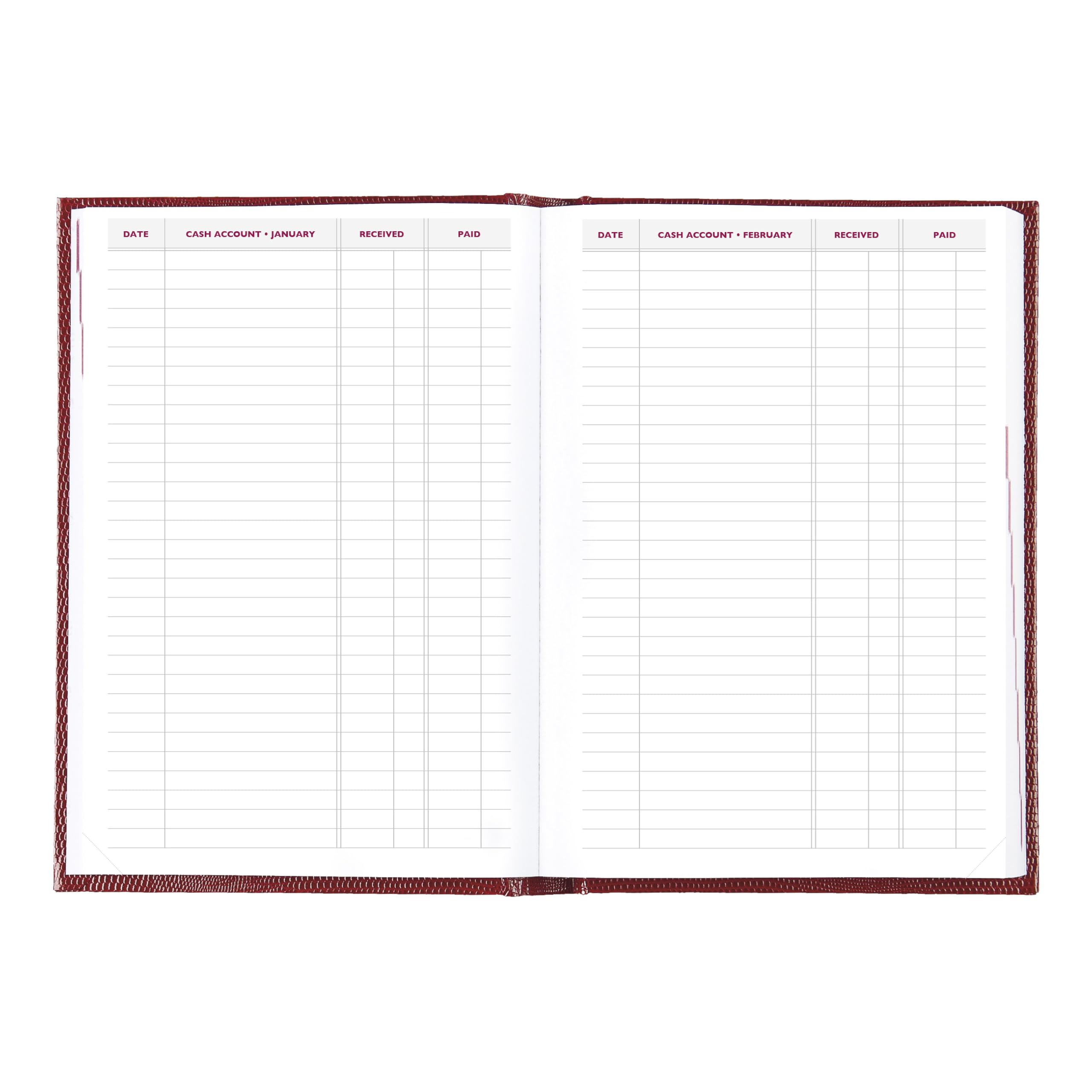 Brownline® - Agenda giornaliera/mensile tradizionale 2027, 12 mesi, da gennaio a dicembre, rilegatura perfetta, 21 x 14,6 cm, rosso brillante (CB389.RED)