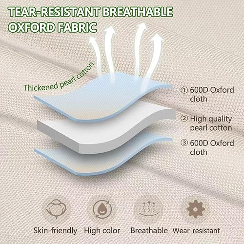 Miniatura 3 de 2 sillas plegables de gran tamaño para campamento, soporte de marco de acero resistente, portátil, plegable, sillas de campamento de playa grandes,