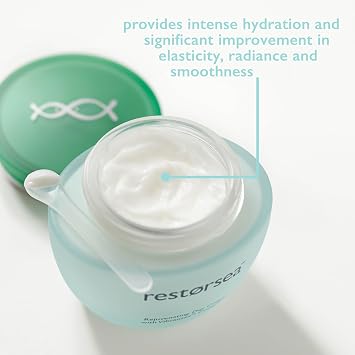 Restorsea Rejuvenating Day Cream Moisturizer for Normal to Oily Skin Firms, Brightens & Evens Skin Tone Reduces Fine Lines, Wrinkles & Dark Spots With VibranseaTM Complex, 1.7oz