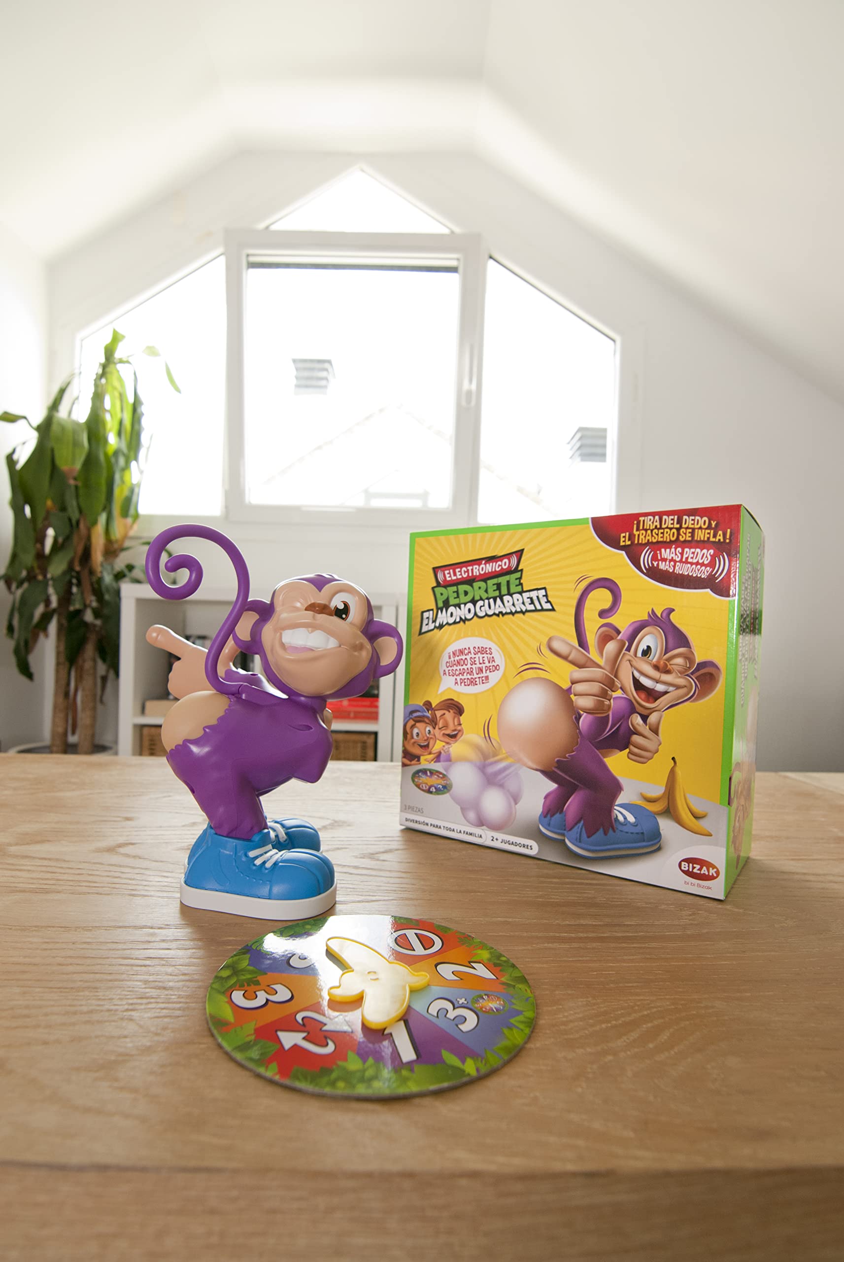 Bizak Juego Pedrete el Mono Guarrete, Multicolor, Única