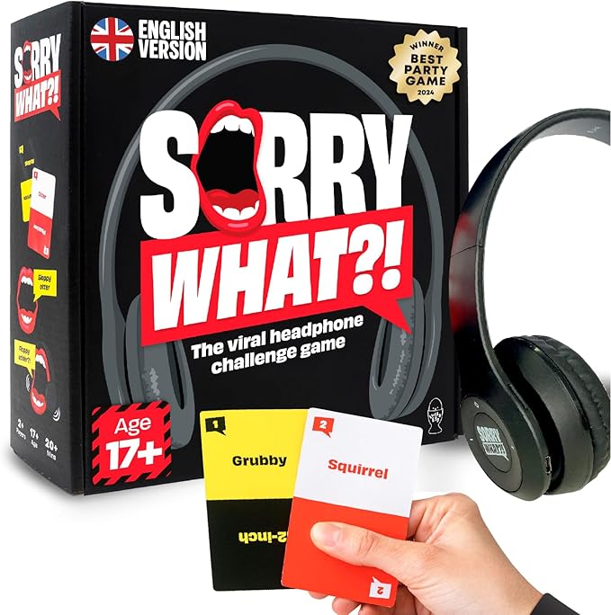 Nvidia annonce le bundle de la série GeForce RTX 50 avec Resident Evil Requiem, maintenant disponible 3 Sorry What Game - Uncensored Lip Reading Party Games for Adults - Based On The Headphone Challenge TikTok Trend - 2+ Players 40,000 Funny Phrase Combos - Adult Games for Game Night (Ages 17+)