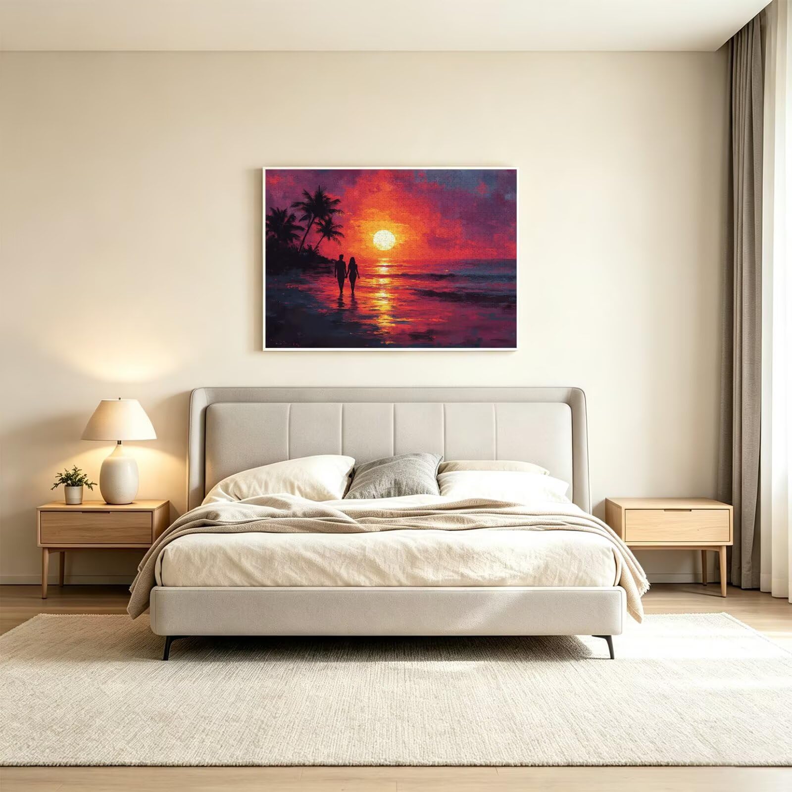 5000 sztuk puzzli dla dorosłych, gry rodzinne, zachód słońca, n-451
