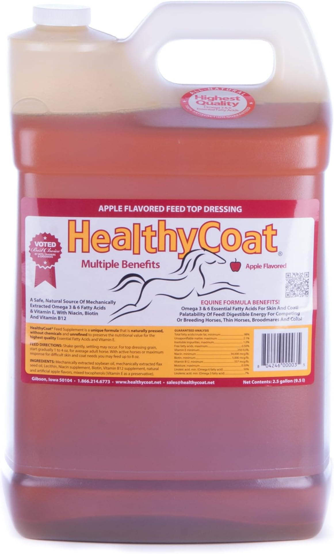 HealthyCoat Equine 2 5 Gallon