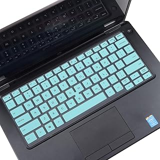 Keyboard Cover for Dell Latitude 5400 5410 7400 14" Laptop with Trackpoint, Dell Latitude Keyboard Skin Protector 14 inch, Laptop Accessories -Mint
