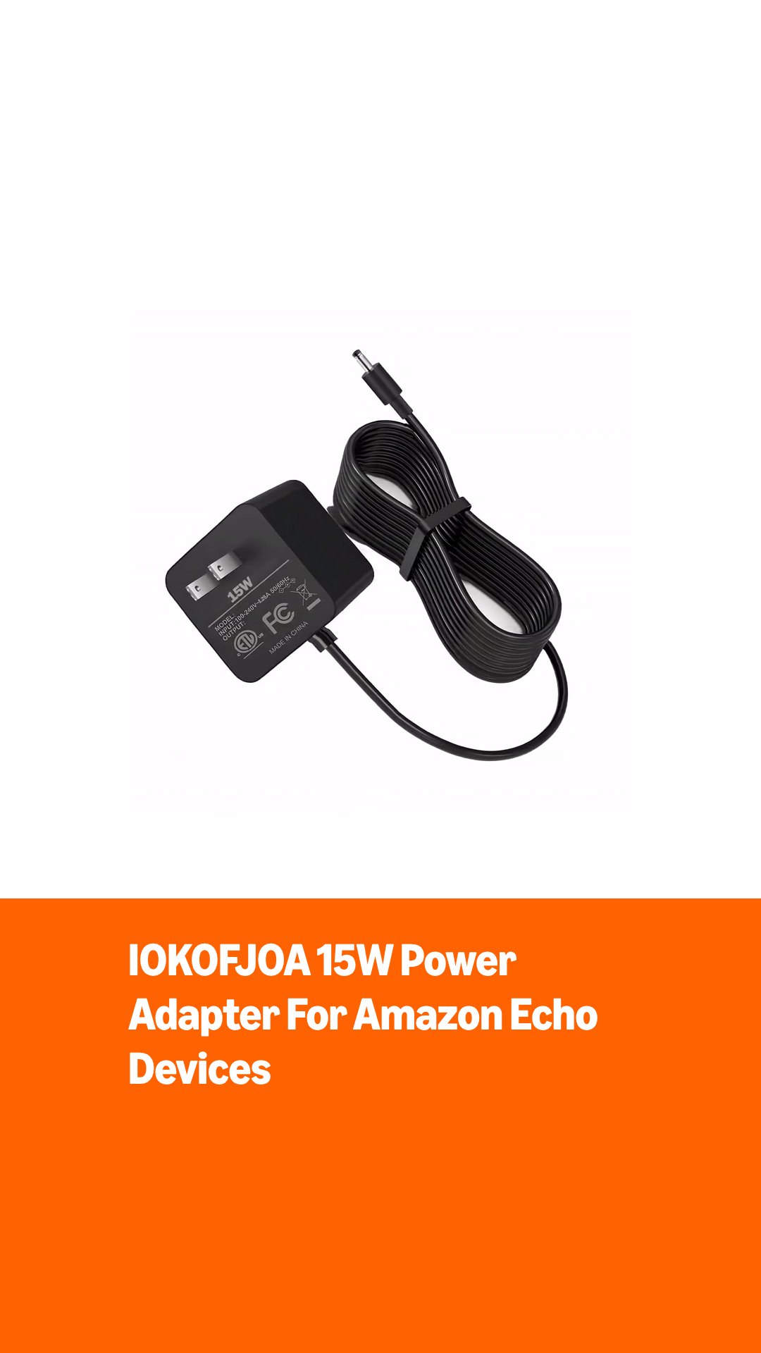 Amazon.com: 15W Alexa Power Adapter Replacement for Echo Dot 3rd