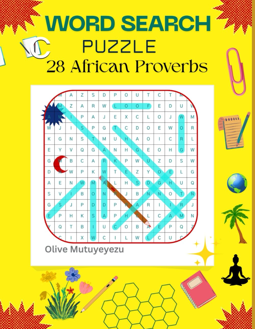 word search: African Proverbs