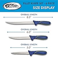Vista 3 de SZCO Supplies Rite Edge 211213-6 - Juego de cuchillos de filete (6 piezas)