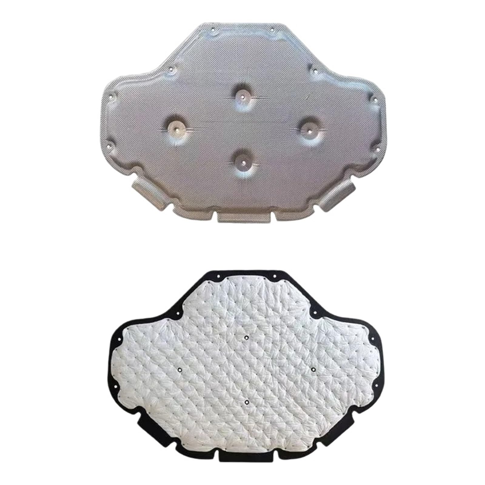 Pengshyzf Four-Door Version Front Hood Engine Sound Insulation Pad Soundproof Aluminum Cover Thermal Heat Insulation Mat Compatible With Bmw X3 G45 G48 M50 2025(Four-Door Version)