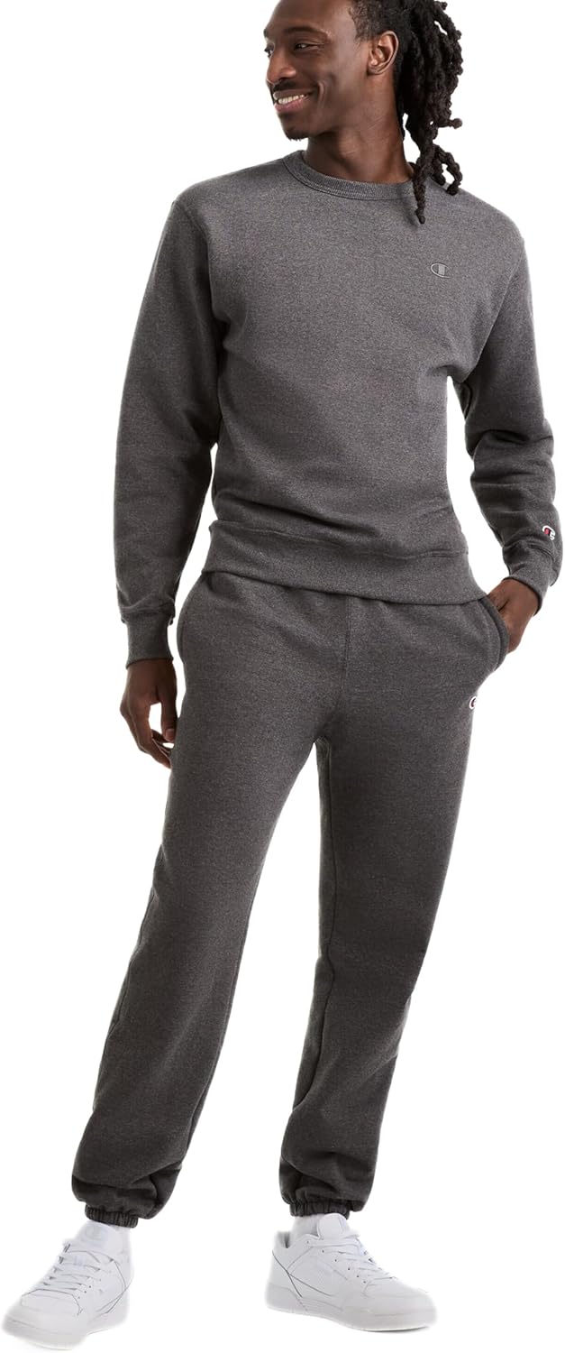 Champion Men's Cinched-Bottom Lounge Pants, Standard Fit, Lightweight, Available in Regular and Big & Tall - Image 4
