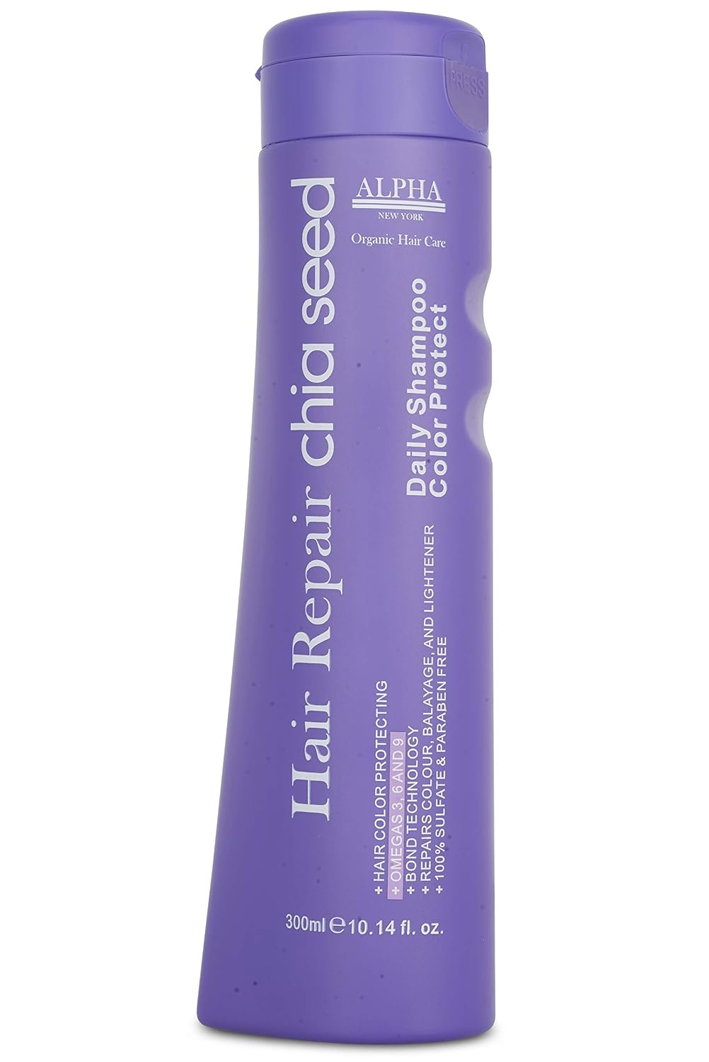 Shampoo Purple Color Protect Daily Hair repair Chia Seed 100% sulfate & Paraben Free 300ml