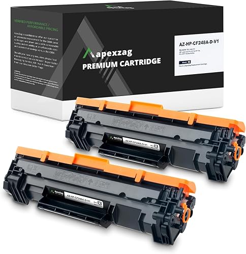 ApexZag HP 48A CF248A Cartucho de tóner de repuesto  Solución de impresión de alto rendimiento para impresoras HP Laserjet Pro, compatible con M15w,