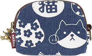 1Pc Bolsa De Moedas Japonesas Chaveiros Para Mulheres Bolsa De Mudança De Animais Pequena Bolsa De Moedas Gato Bolso De Moedas Gato Padrão Mudança Bolsa Pequena Mudança Bolsa
