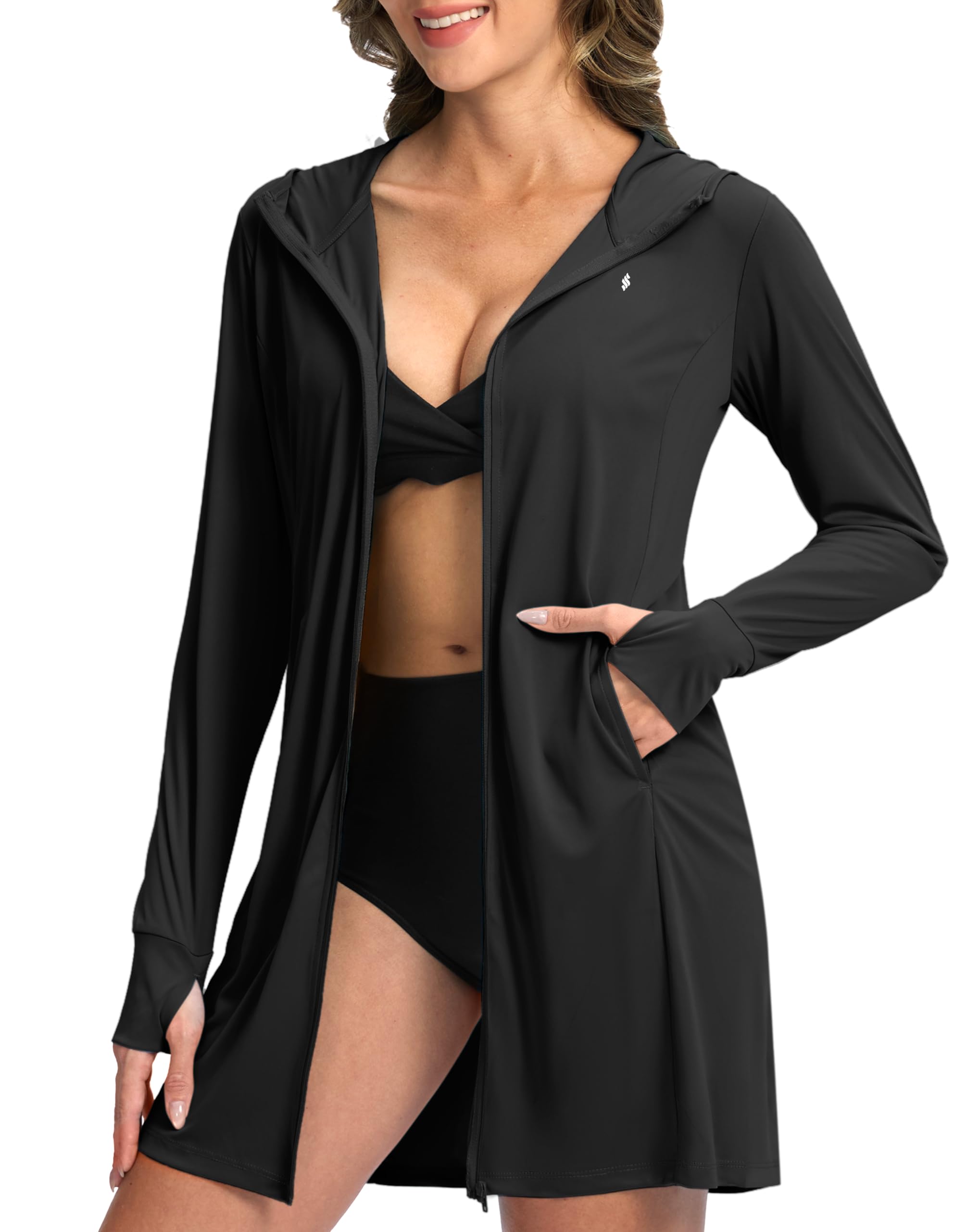 Soothfeel UPF 50+ Swim Cover Up Hoodie