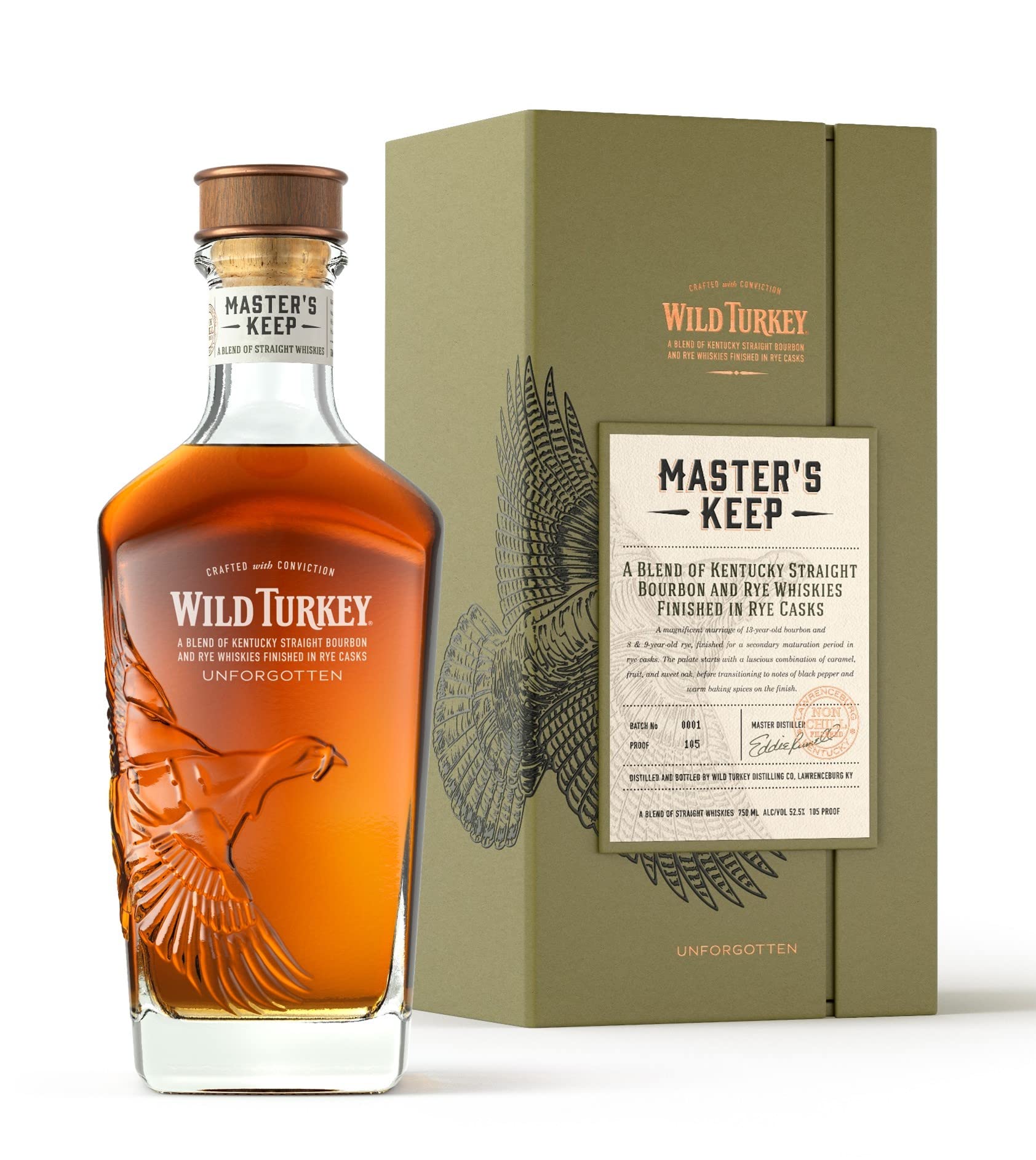 ウイスキー Wild Turkey Master's Keep Unforgotten Wild Turkey Master`s Keep - Unforgotten - Kentucky Blended Whiskey