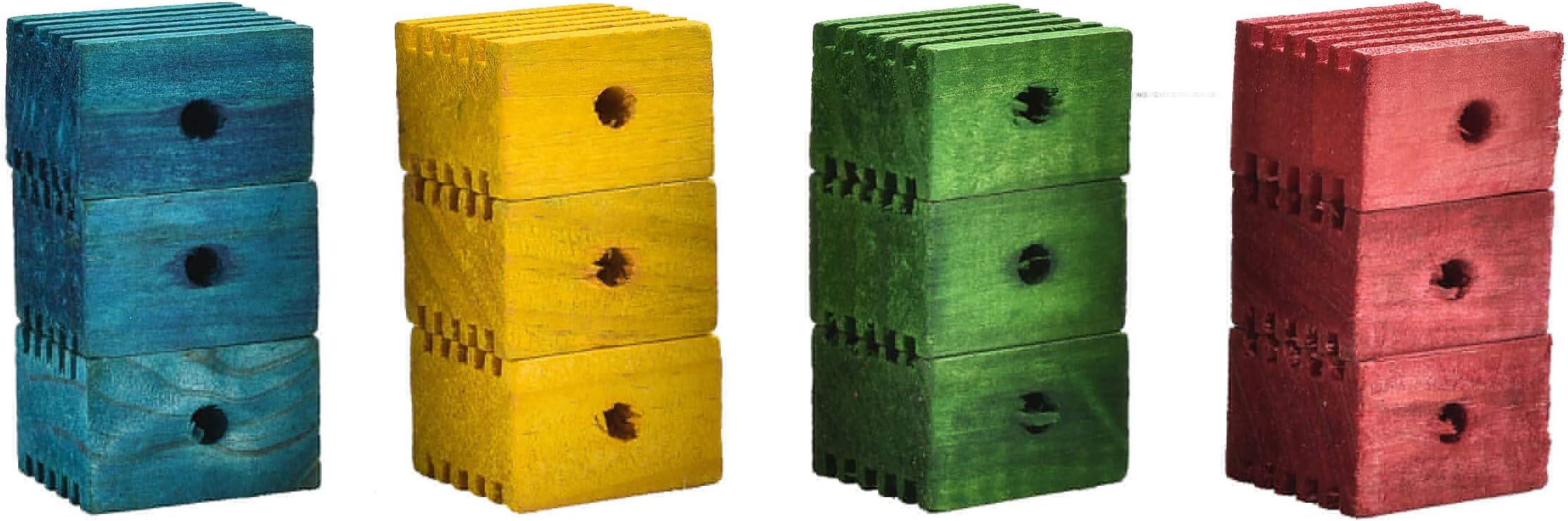 – Groovy Blocks Parrot Toy-Making Parts - Large - Pack of 12