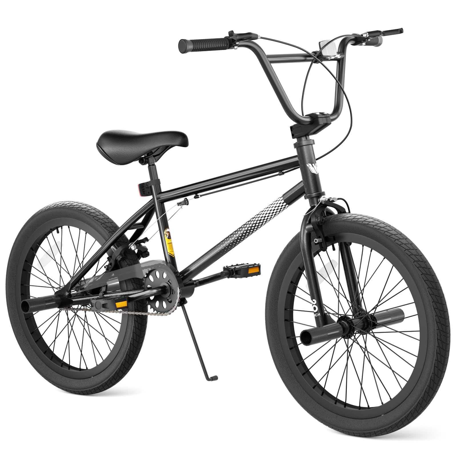 67i Boys BMX Bike 8-12 Years 18"/20" | 4 Steel Pegs, U-Brakes, Adjustable Seat & Hi-Ten Steel Frame | Lightweight 2.35" Tires for Park & Street Riding