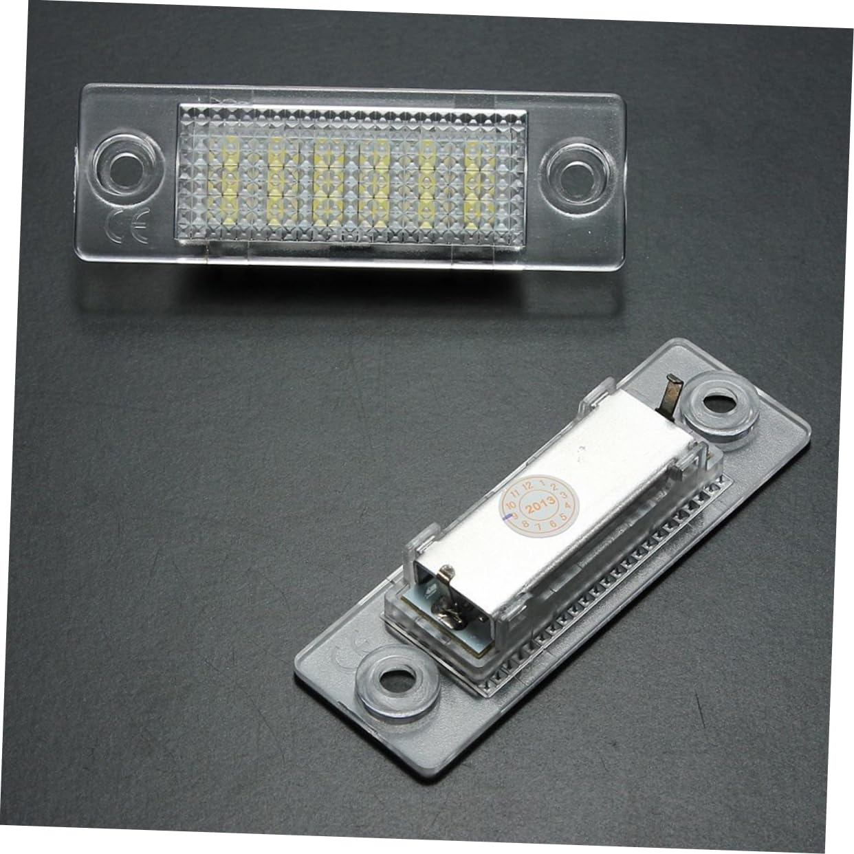 GLEAVI 6piezas Luz De Matrícula Led Para Automóviles Lámpara Placa Leds Brillantes Instalación Sencilla Consumo Energético Accesorios Para Vehículos