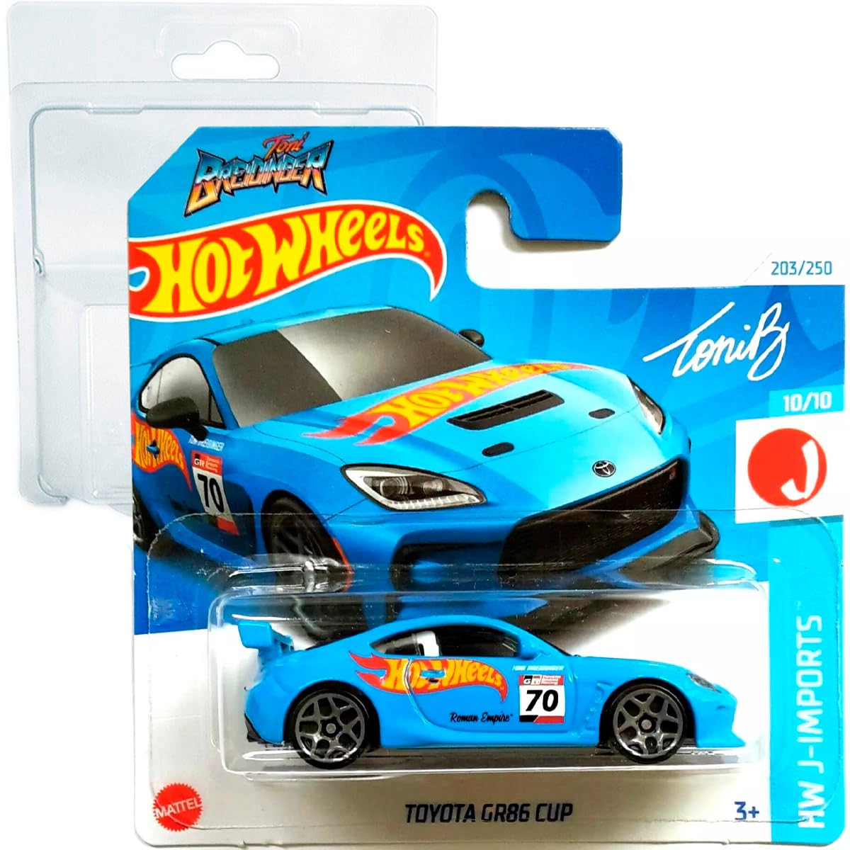 Hot Wheels Toyota GR86 Cup Toni Breidinger HW J-Imports 10/10 (203