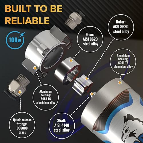 Miniatura 5 de Harpy Eagle Bomba extractora de cambio de aceite eléctrica 1224 V 100 W, extractor de líquido de hange de aceite, bomba de transferencia de succión