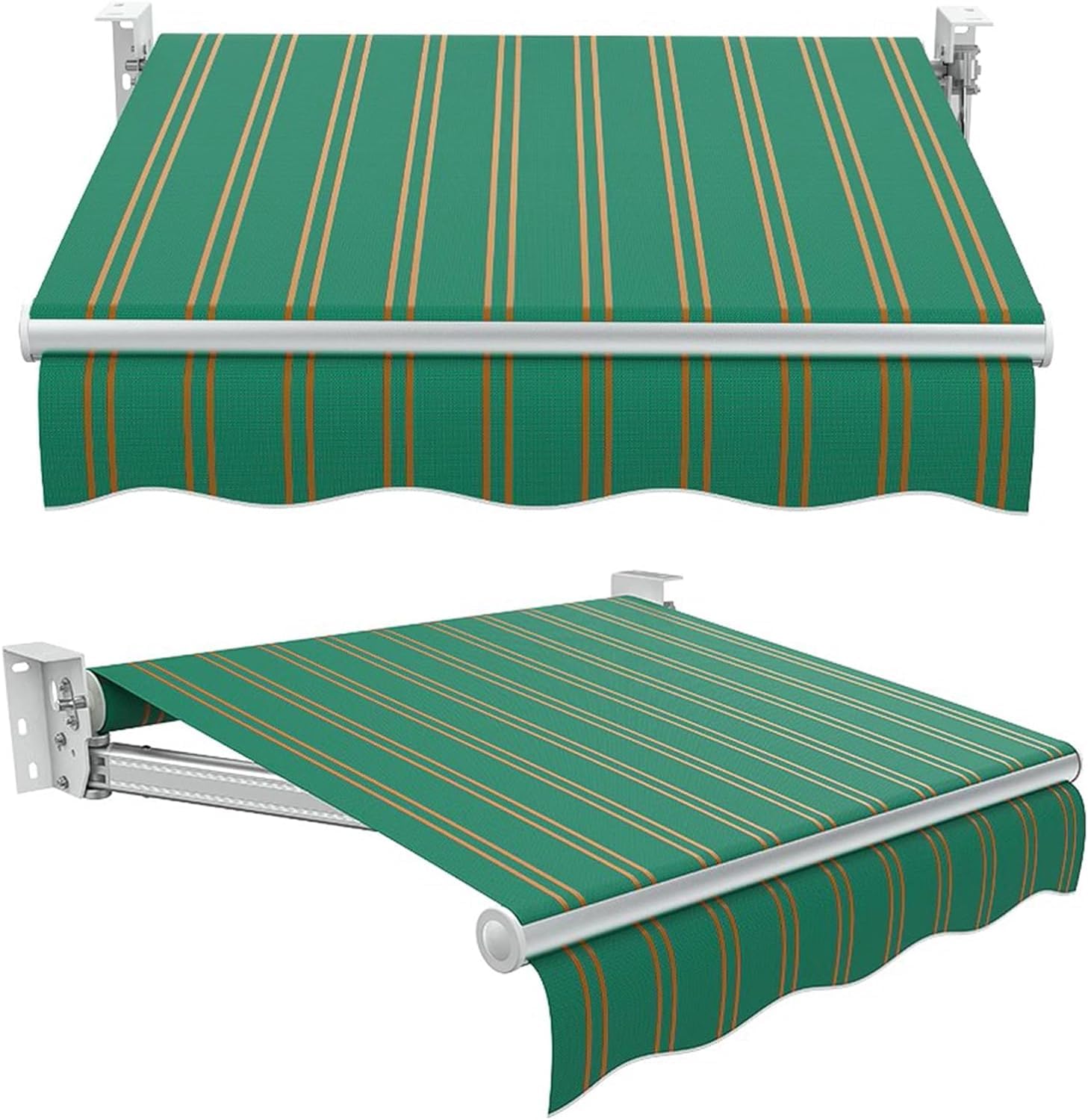 Tissu d'auvent rétractable 3m toile de rechange pare-soleil extérieur