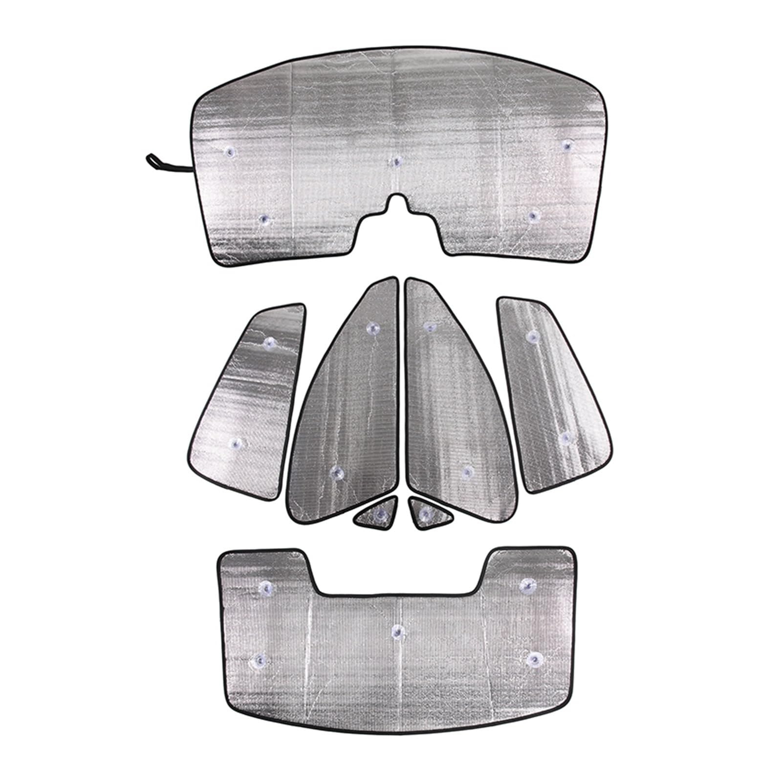 Parasol para Coche Parasol Reflectante Plegable para Parabrisas De Coche para Taycan 2019-2022, Cobertura Total Coche Delantero(8Pcs)