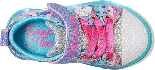 Vista 2 de Skechers Girls' Twinkle Toes Twinkle Sparks Ice-unicorn Bu Sneaker