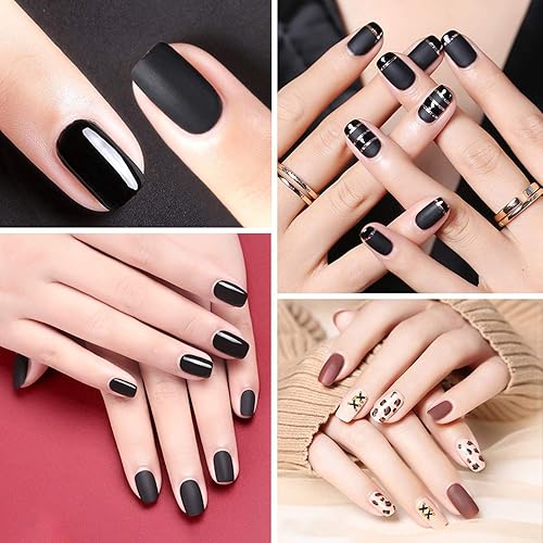 Miniatura 6 de Vishine Juego de 24 esmaltes de uñas en gel, rojo, morado, marrón, nude, serie de colores clásicos, para remojar con luz UV LED, barniz de belleza