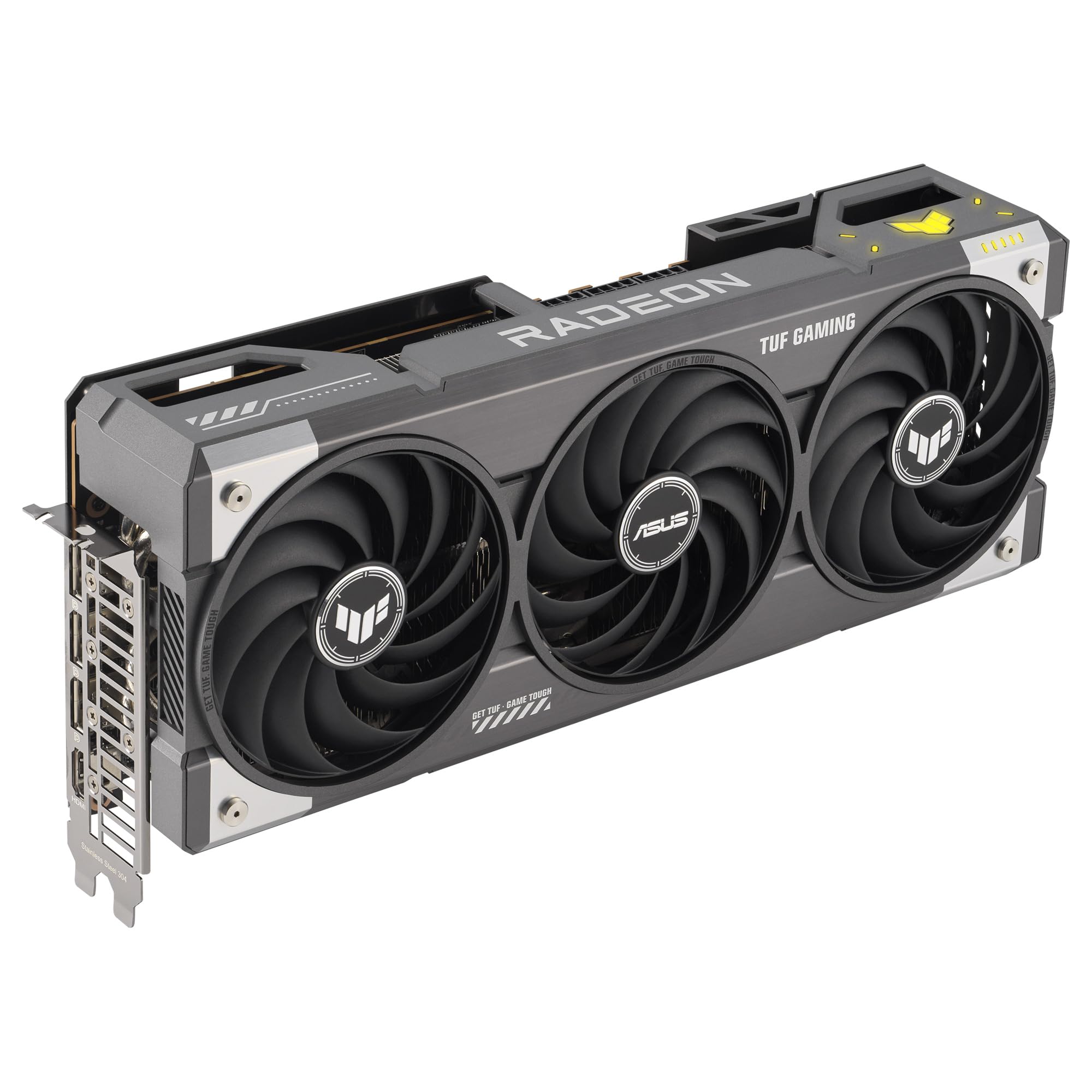 ASUS TUF Gaming Radeon RX 9070 XT OC Edition 16GB GDDR6 - Tarjeta gráfica (PCIe 5.0, HDMI/DP 2.1, 3.125 Ranuras, Grado Militar, Revestimiento PCB, Ventiladores axial-Tech)
