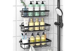 Cusbus Shower Caddy - The Ultimate Storage Solution for Your Bathroom and Kitchen