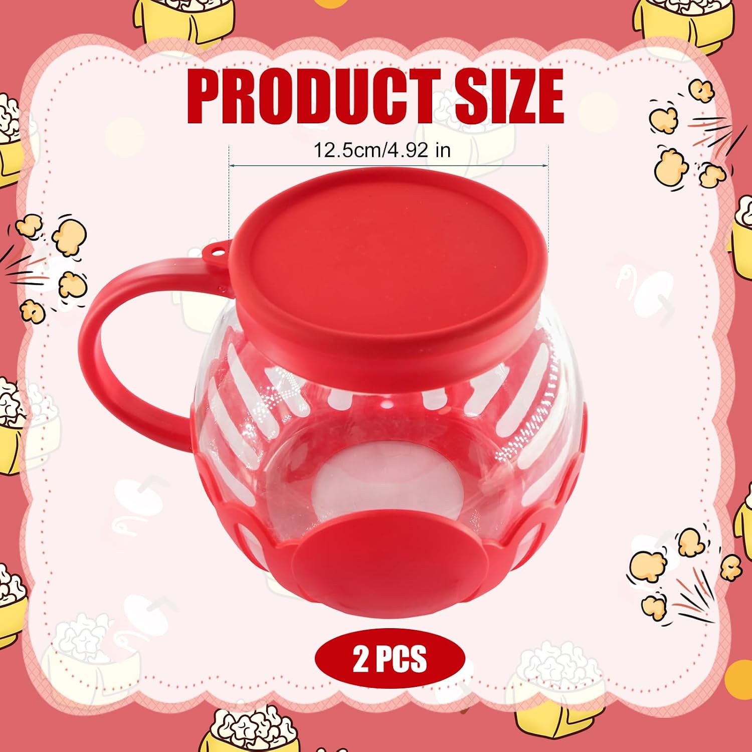 2pcs Silicone Storage Lid for Ecolution Micro Pop 3 Quart image 2
