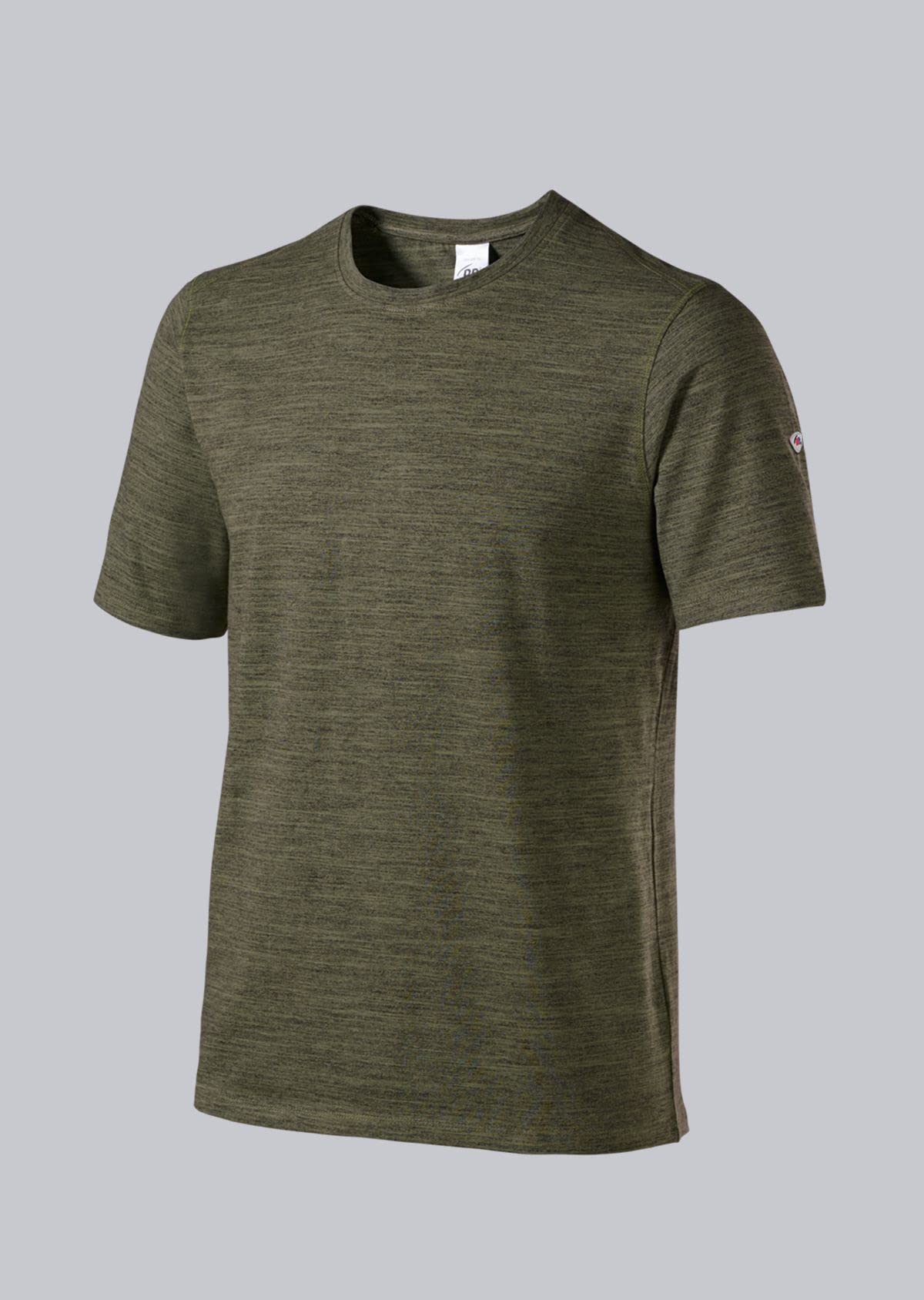 T-shirt unisexe olive BP 1714 en coton polyester élasthanne grande taille 4XL - 2