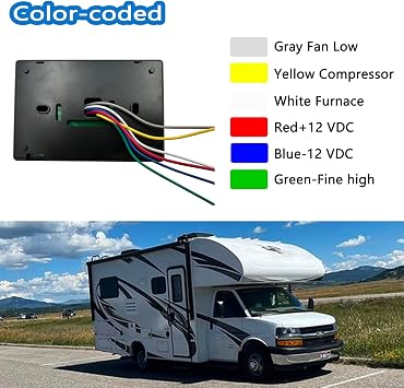 83303862 RV Digital Thermostat, Heat/Cool T-Stat Wall Thermostat Fit for Coleman Mach 8330-336 337 338 339 368 386 Air Conditioner 83303362