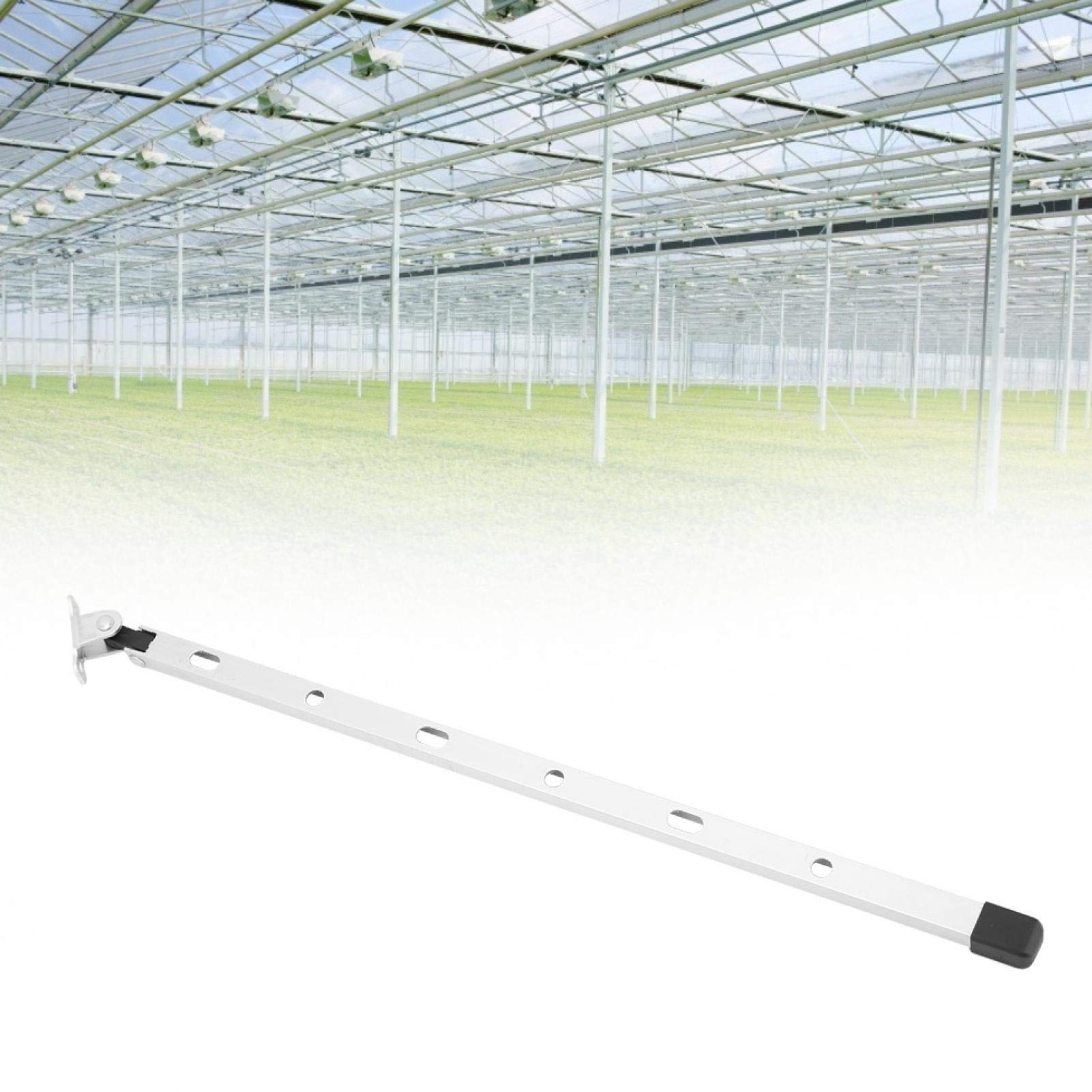 Kit de support de fenêtre de serre en aluminium manuel Kit de séjour Ouvre-fenêtre de toit Levier Ouvre-ventilation de toit automatique Snap Grow Grow Serre Accessoires Barre d'ouverture de fenêtre ma