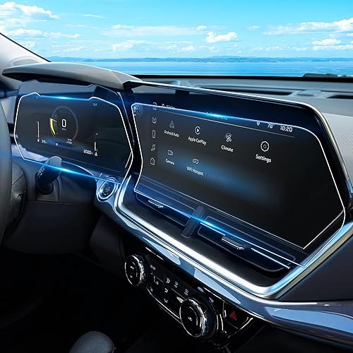 Vista 79 de 1 protector de pantalla de cristal templado brillante de 13.4 pulgadas para Silverado & Sierra 2500HD 3500HD 2022~2026 (sin botones en la pantalla)