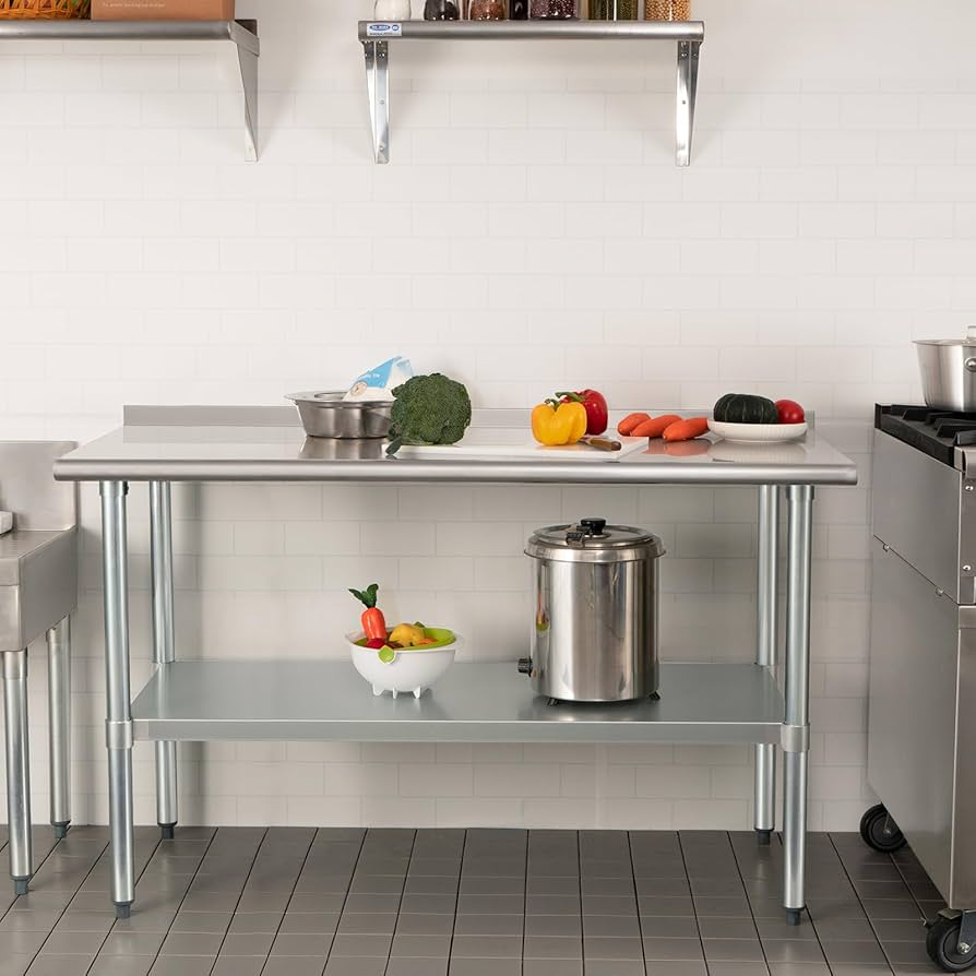 Amazon.com: HARDURA Stainless Steel Prep & Work Table 30 x 72