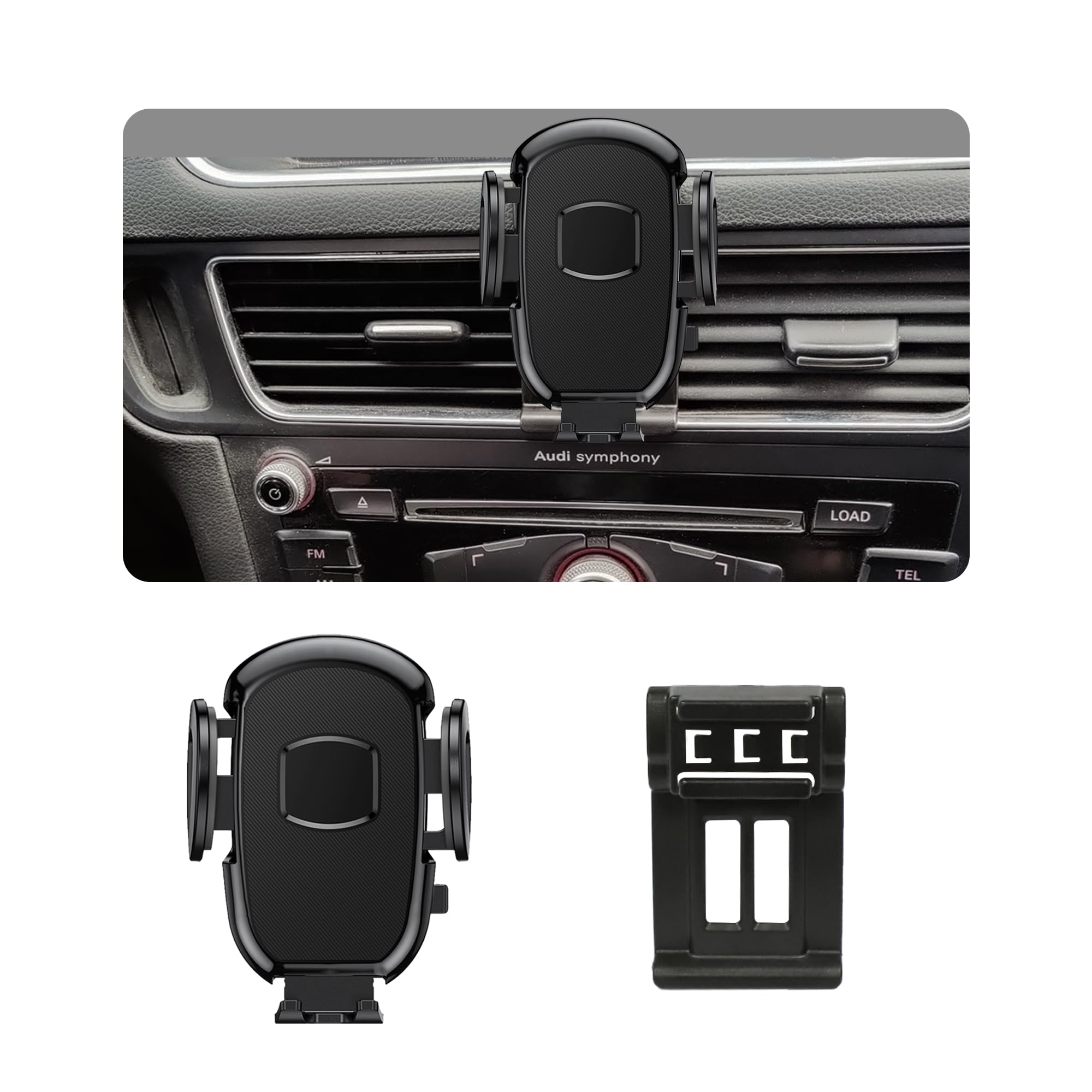 Supporto per telefono da auto adatto per Audi [adatto solo per Audi Q5 SQ5 2010-2018], staffa di navigazione per telefono cellulare per auto, si adatta perfettamente alle bocchette dell'aria