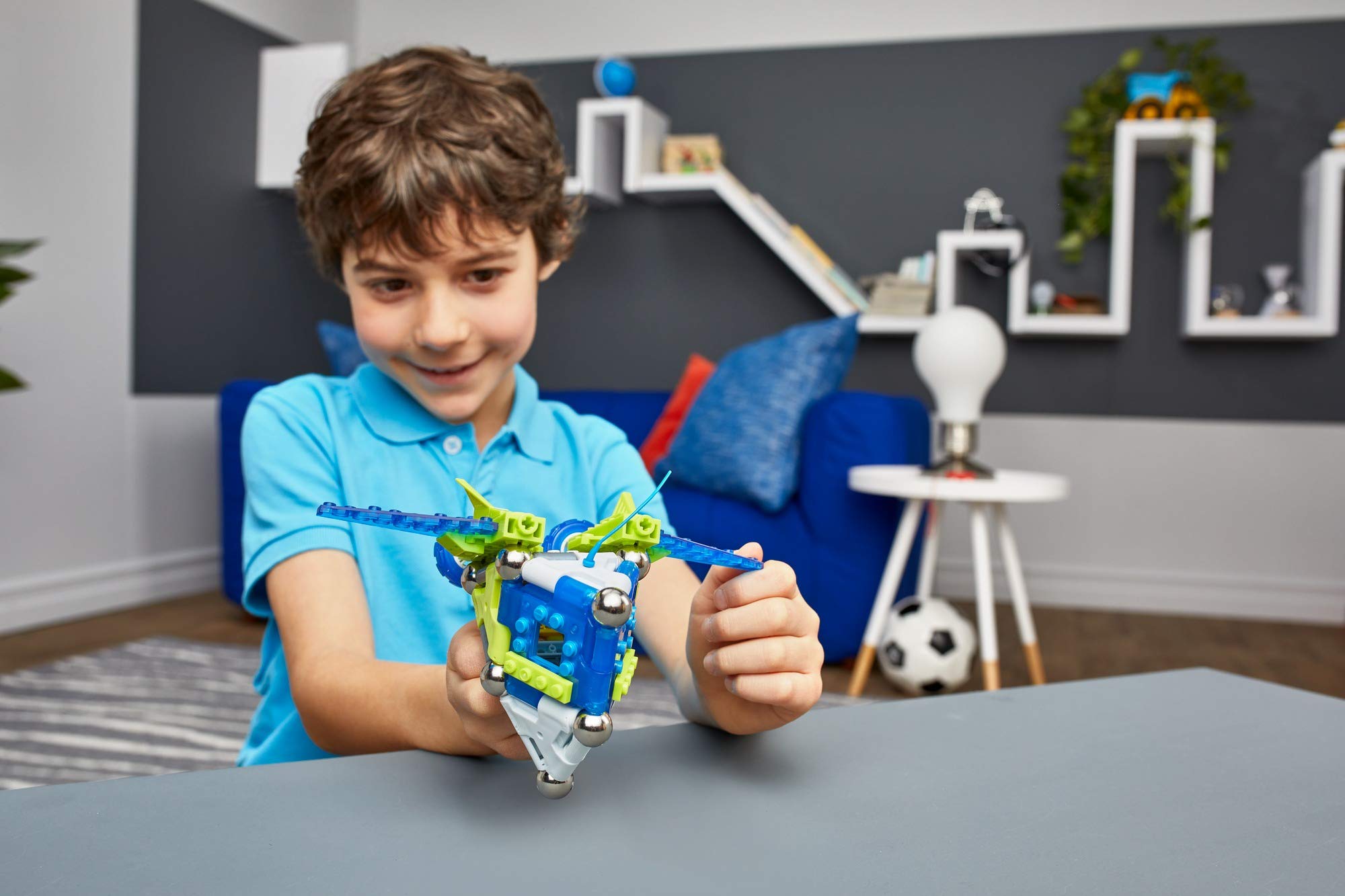 Image secondaire de Mega Construx Magnext Wonder Builders Mag-Fusée 3-en-1, Jeu de Construction aimanté, 56 pièces, pour Enfant dès 6 Ans, GFF24