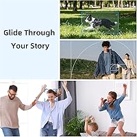 Vista 2 de ORDRO M5 5K Video Camera, 3-Axis Gimbal Stabilization Vlogging Camera, 3.5" Flip Touchscreen Face Tracking Camcorder, 120° Wide-Angle IR Night