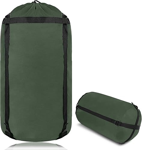 PYBBO 46L Lightweight Compression Stuff Sack for Camping Outdoor Hiking Travelling, Nylon Storage Compact Bag for Sleeping Bag