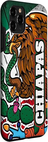 Vista 78 de iPhone 11 Chiapas, Aguila de la bandera de México Case