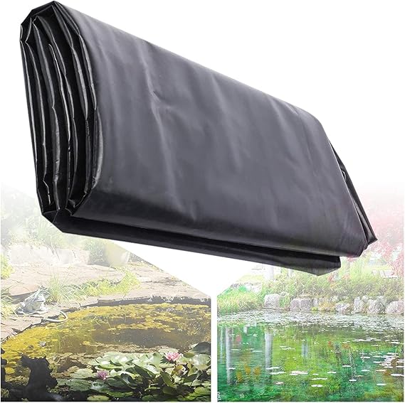 Image XueYL Heavy Duty Fish Pond Preformed Liners Garden Pool Membrane, HDPE Impermeable Film for Koi Ponds Preformed Liners, Impermeable Film Tear-Resistant 2x8m 3x6m 3x8m 4x10m 6x8m 10x10m Image XueYL Heavy Duty Fish Pond Preformed Liners Garden Pool Membrane, HDPE Impermeable Film for Koi Ponds Preformed Liners, Impermeable Film Tear-Resistant 2x8m 3x6m 3x8m 4x10m 6x8m 10x10m