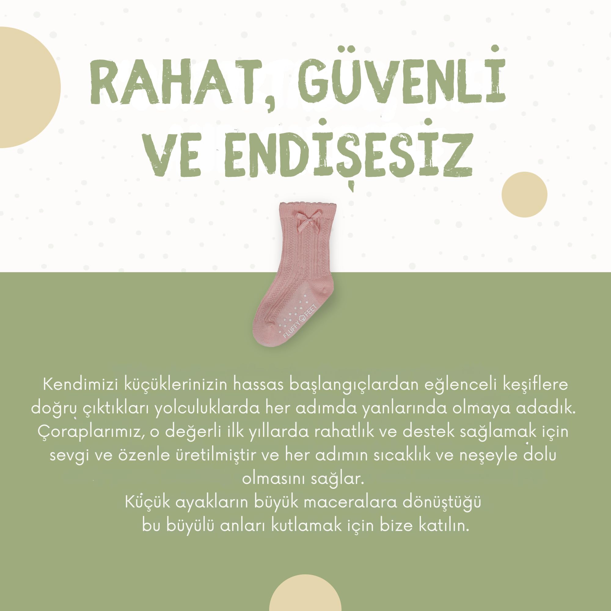 Bebek ve Çocuklar İçin Soket Çorap | Pamuklu Kaydırmaz Taban 6 Çift Kız ve Erkek Çocuk Çorapları | Bebek ve Yeni Yürümeye Başlayan Çocuklar İçin (Ekru-Sarı-Mavi-Lila-Fıstık Yeşili-Açık Pembe, 6-12 Ay)