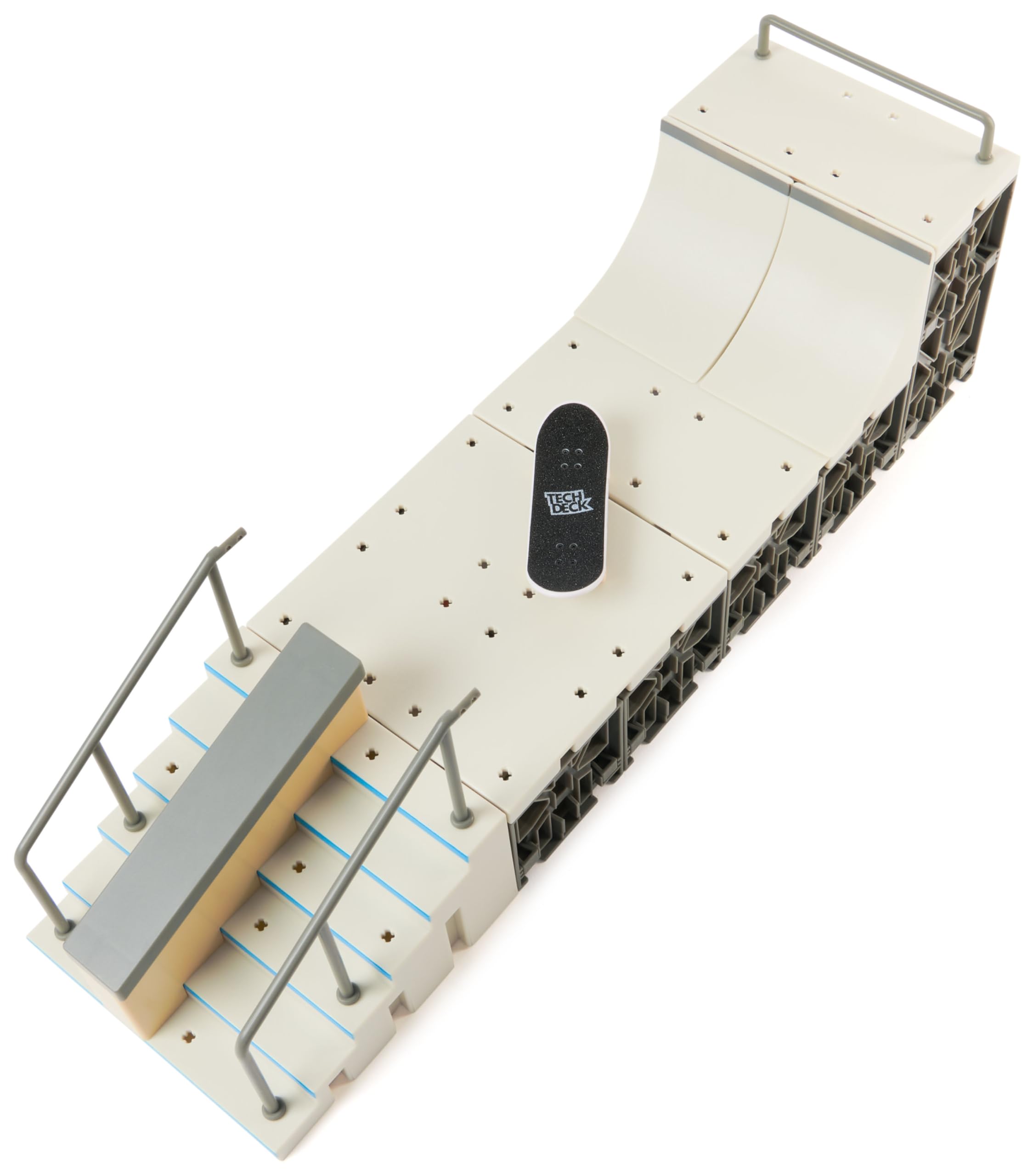 Spin Master Tech Deck, Primitive X-Connect Skate Park, Set con rampa da Personalizzare e Costruire con Fingerboard Esclusivo, Giocattoli per Bambini dai 6 Anni in su
