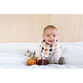 Copper Pearl Baby Bandana Drool Bibs for Drooling and Teething 4 Pack Gift Set, Holiday