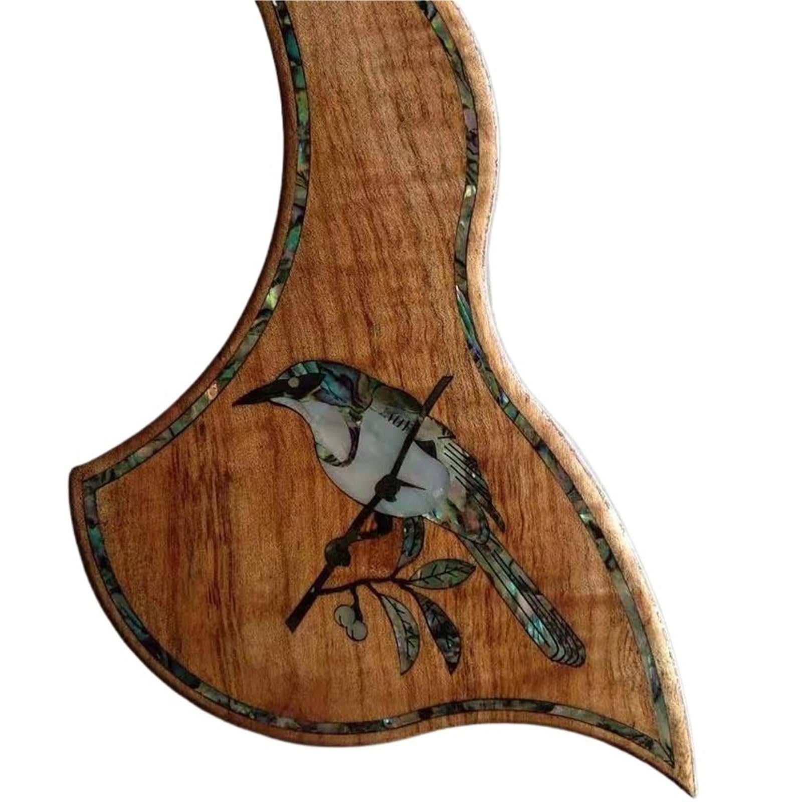 Profesjonalny Pickguard Do Gitary Akustycznej Drewniana Płytka Ochronna Do Gitary Z Intarsją Z Masy Perłowej Akcesoria Do Gitary Łatwe W Montażu