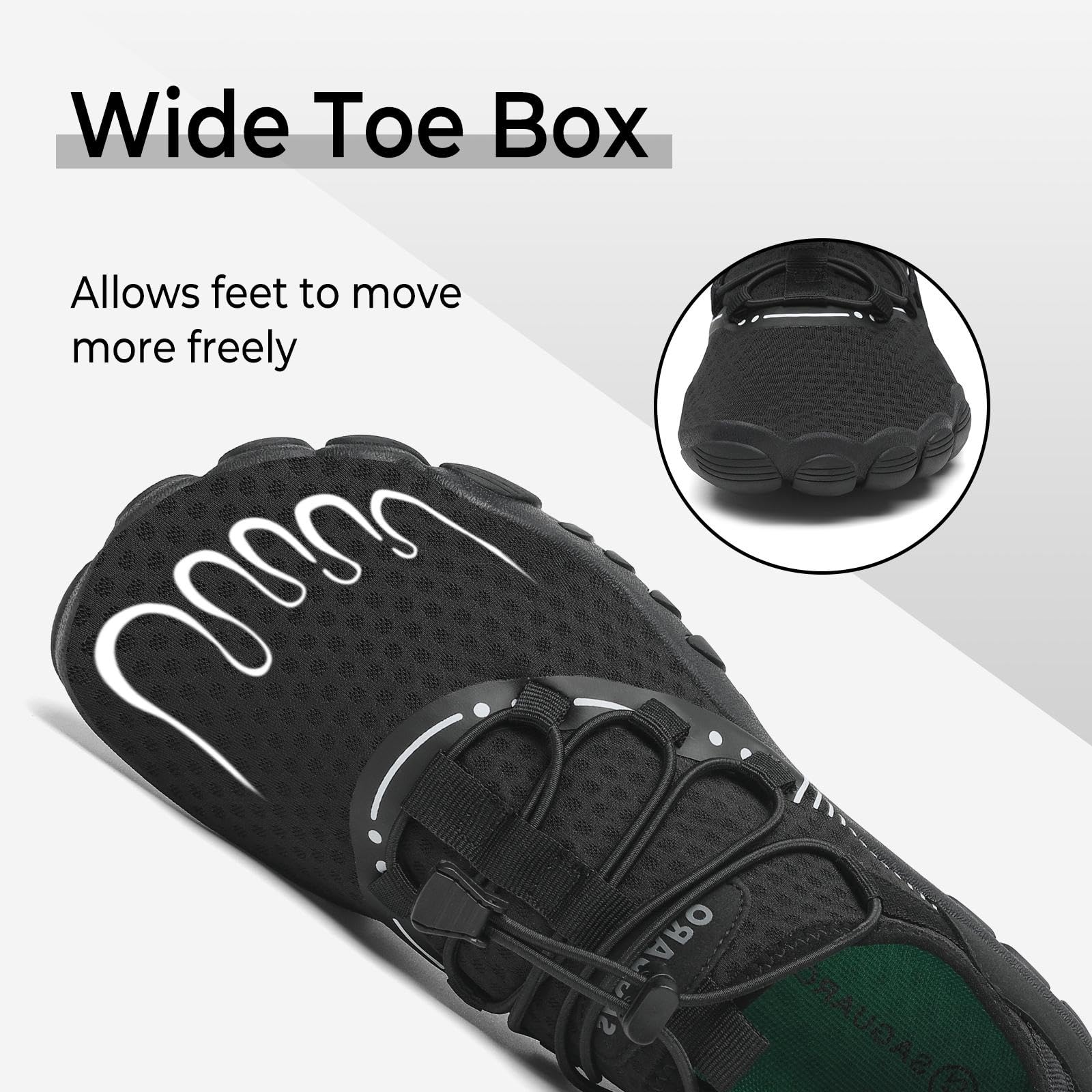 SAGUARO Scarpe da Sport Acquatici con Suola Spessa, Unisex