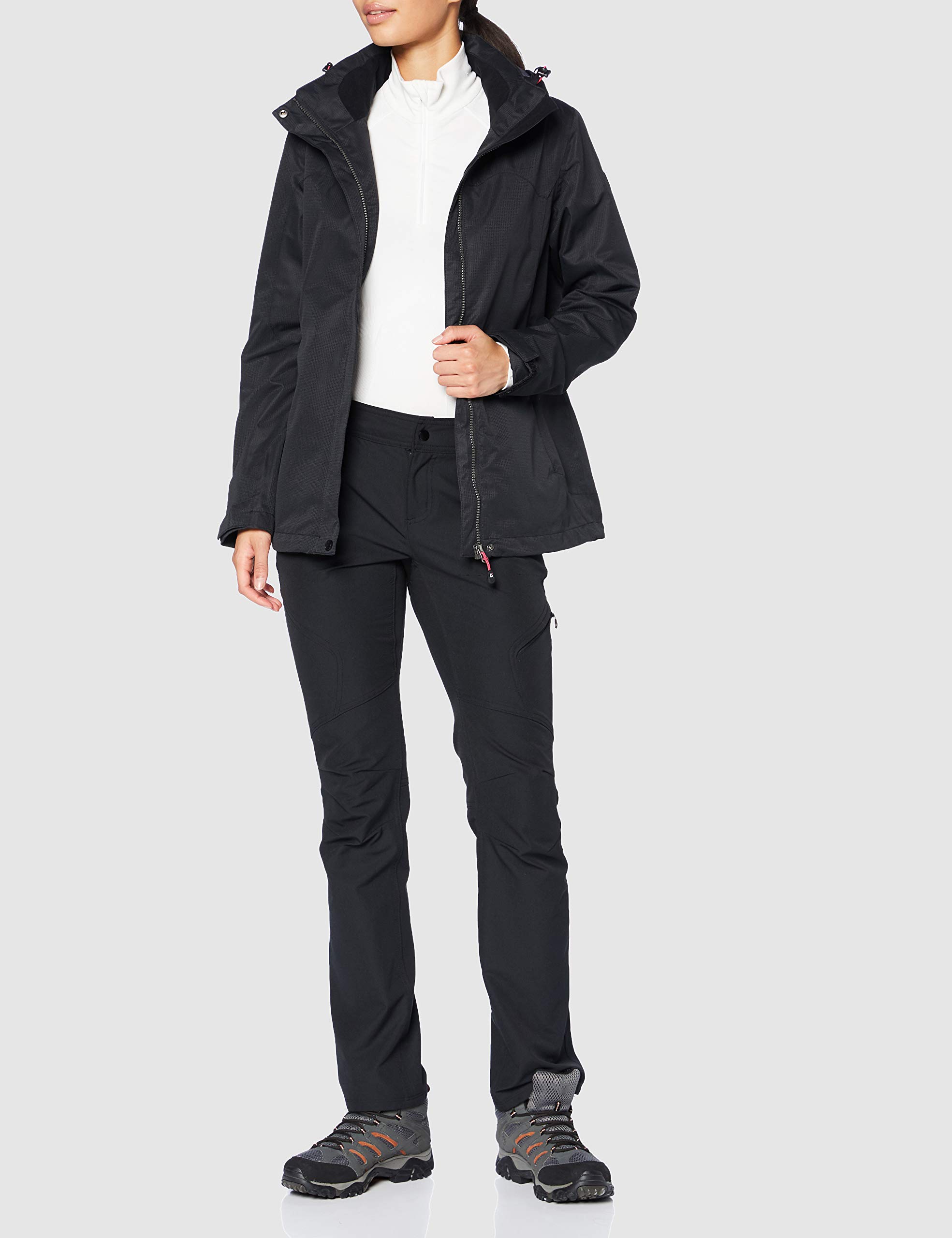 killtec Inkele Function Zip Off Women's Hooded Jacket