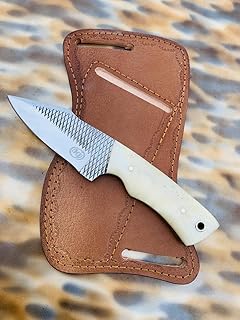 Custom Handmade horse file steel cowboy skinner knife - CHK