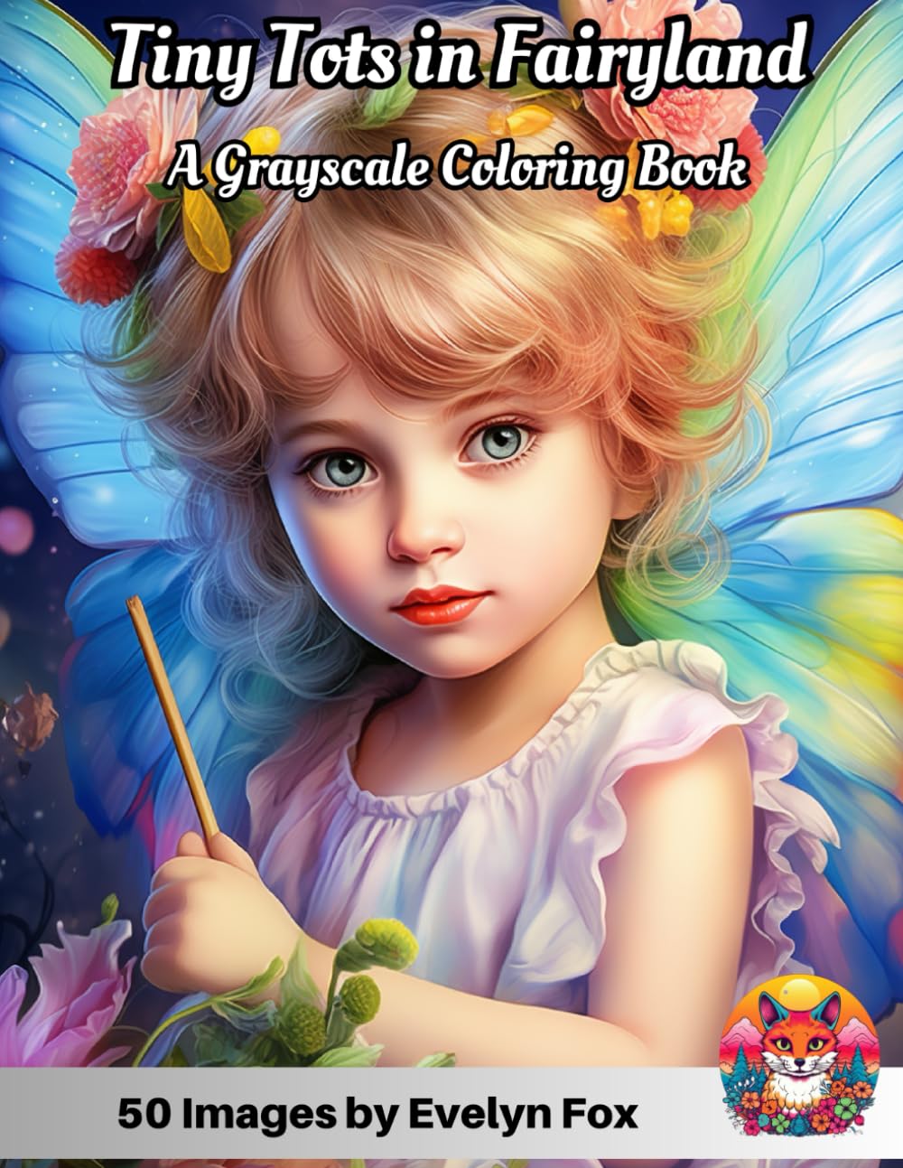 Tiny Tots in Fairyland: A Grayscale Coloring Book: 50 Images of Enchanting Fairies: Innocent Babies Explore the Charm of the Fae Realm – Delve into ... Designs Overflowing with Magic and Allure