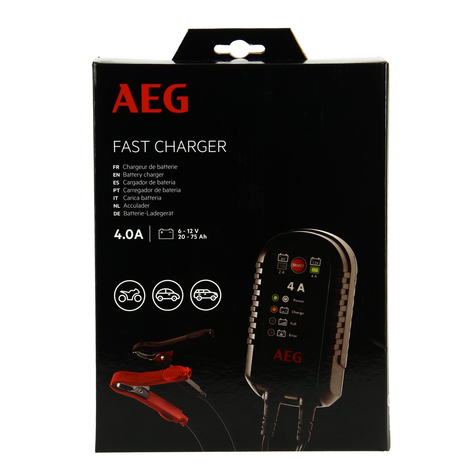 AEG 005183 Elektronisches Auto-Ladegerät 4A